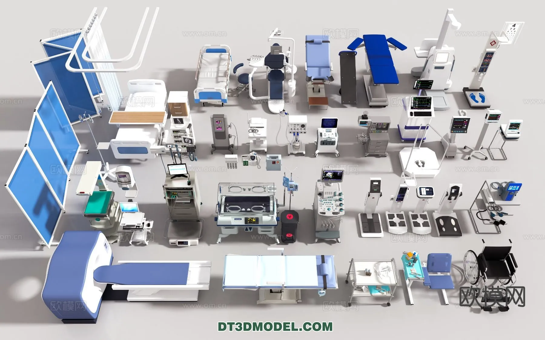 HOSPITAL CLINIC - 3D Model For Interior Design - 11384