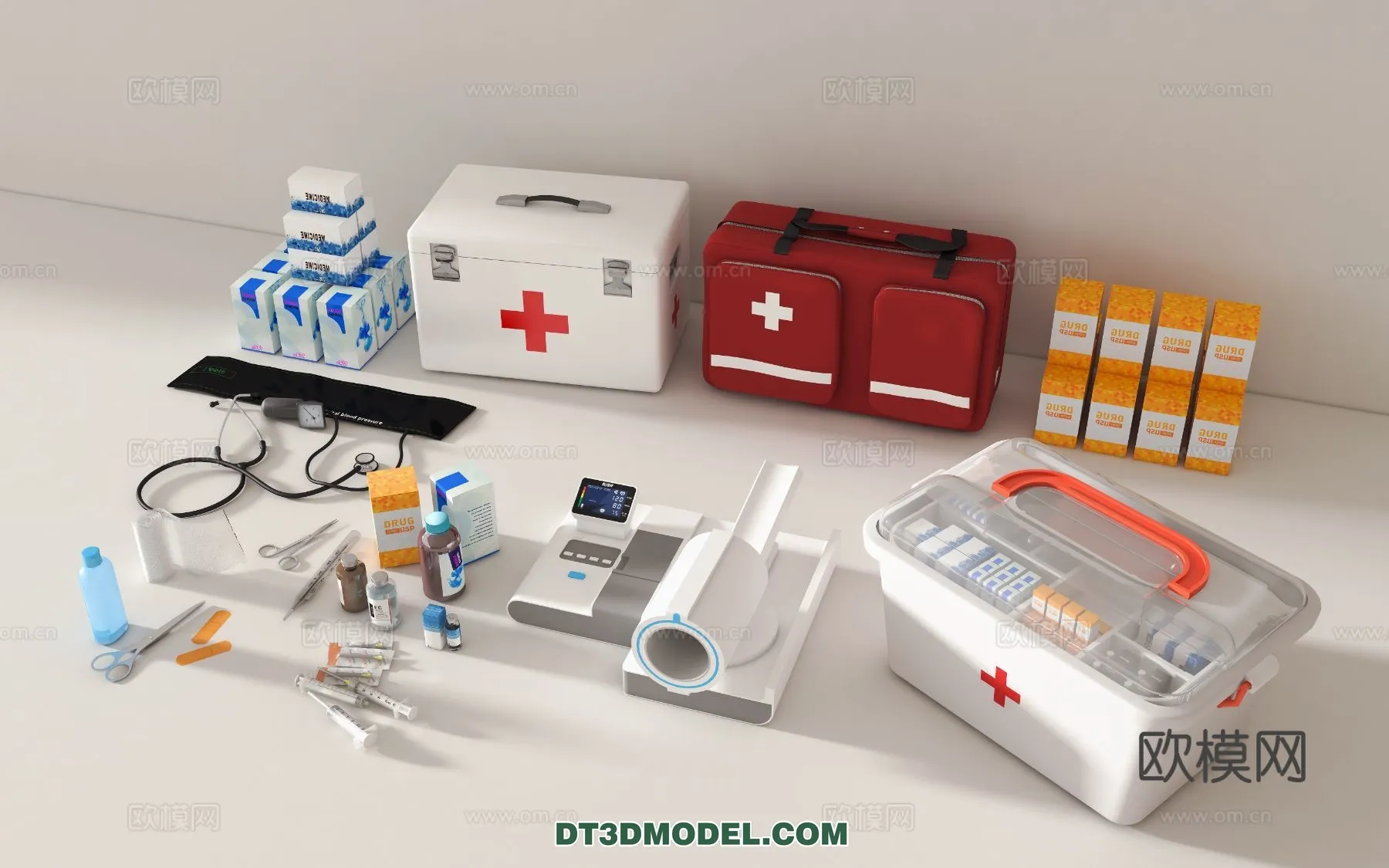 HOSPITAL CLINIC - 3D Model For Interior Design - 11386