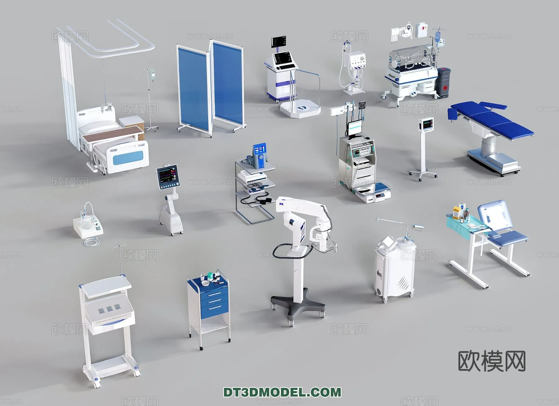 HOSPITAL CLINIC - 3D Model For Interior Design - 11391