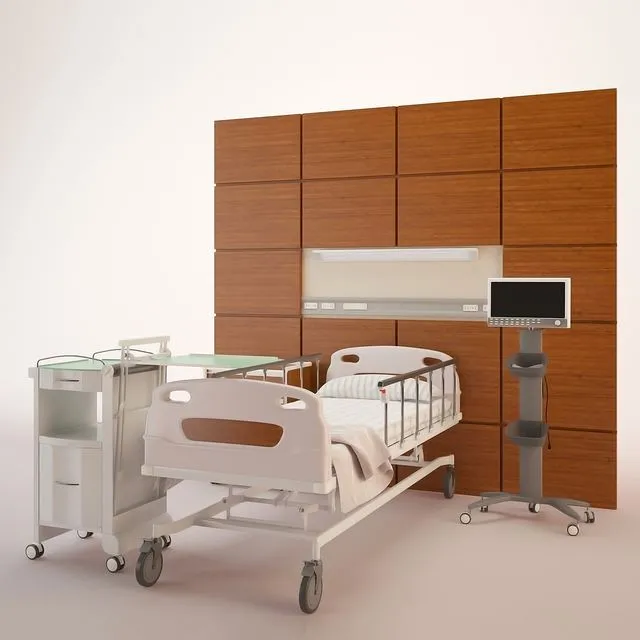 Hospital Ward Hospital Room 3D Model