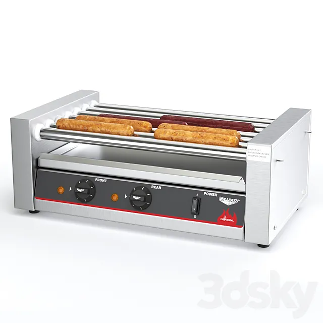 Hot Dog Roller Grill Vollrath CAYENNE 40821 3D Model