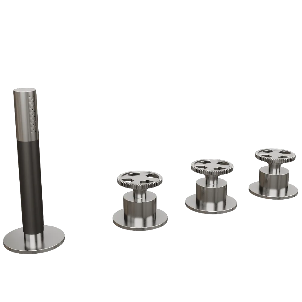 Hotbath srl - Deck-mounted bathtub set CW074 3D Model