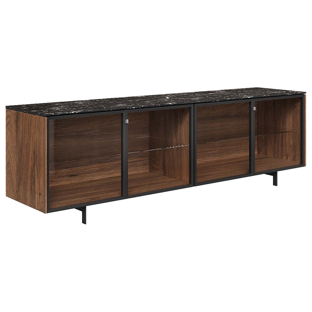 Hotbath srl - Sideboard MATICS 4 Cristallo 3D Model