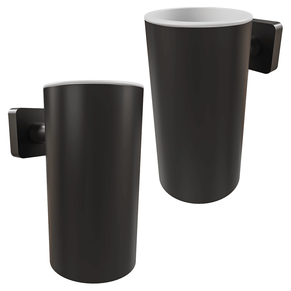 Hotbath srl - Wall-mounted tumbler holder GLA01 3D Model