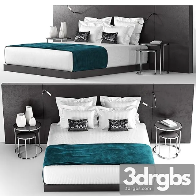 Hotel Bedding 3D Model Free