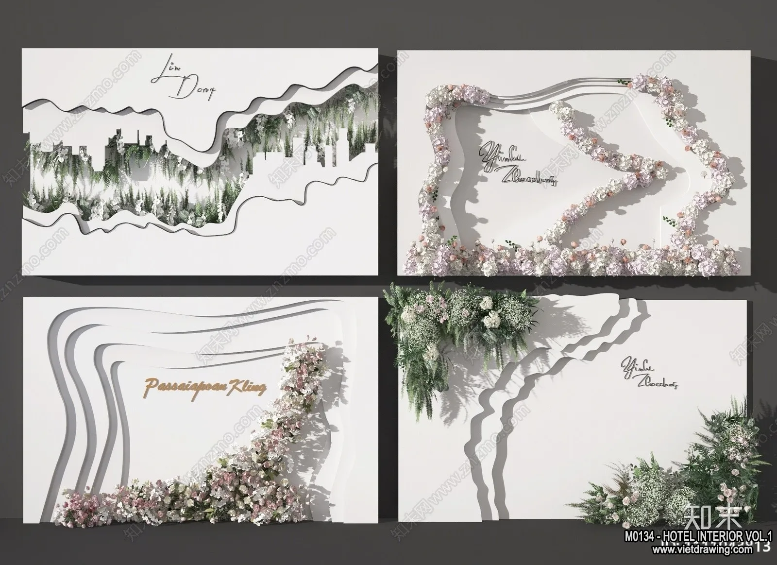 Hotel - Hall - 3D Interior Scene - 3D Models - 043