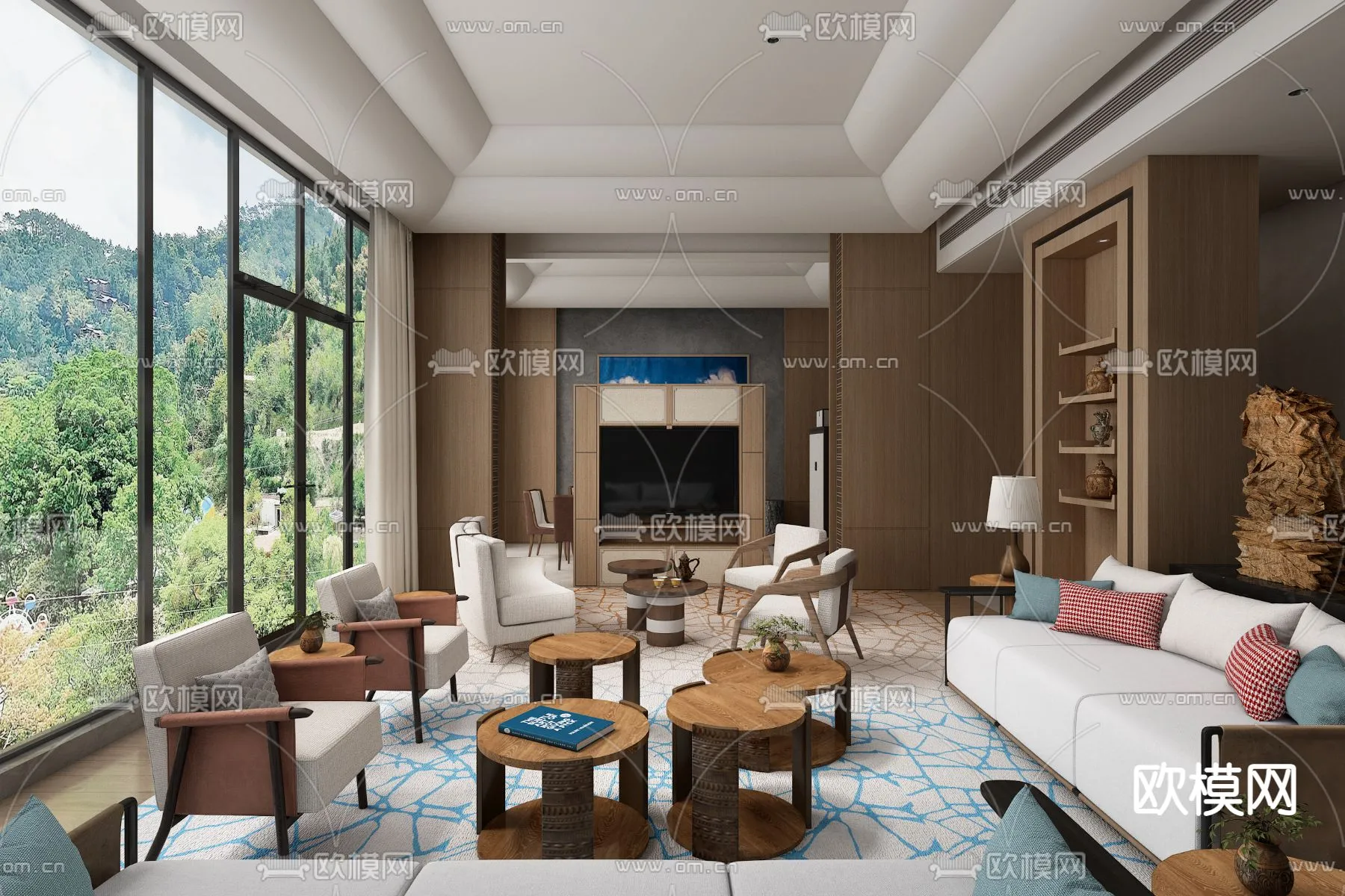 Hotel Room - Bedroom For Hotel 3D Models - 002