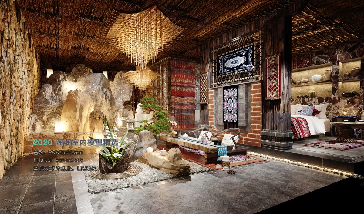 HOTEL SUITE 3D MODEL - 3D MODELS - 3DSKY FREE MODELS