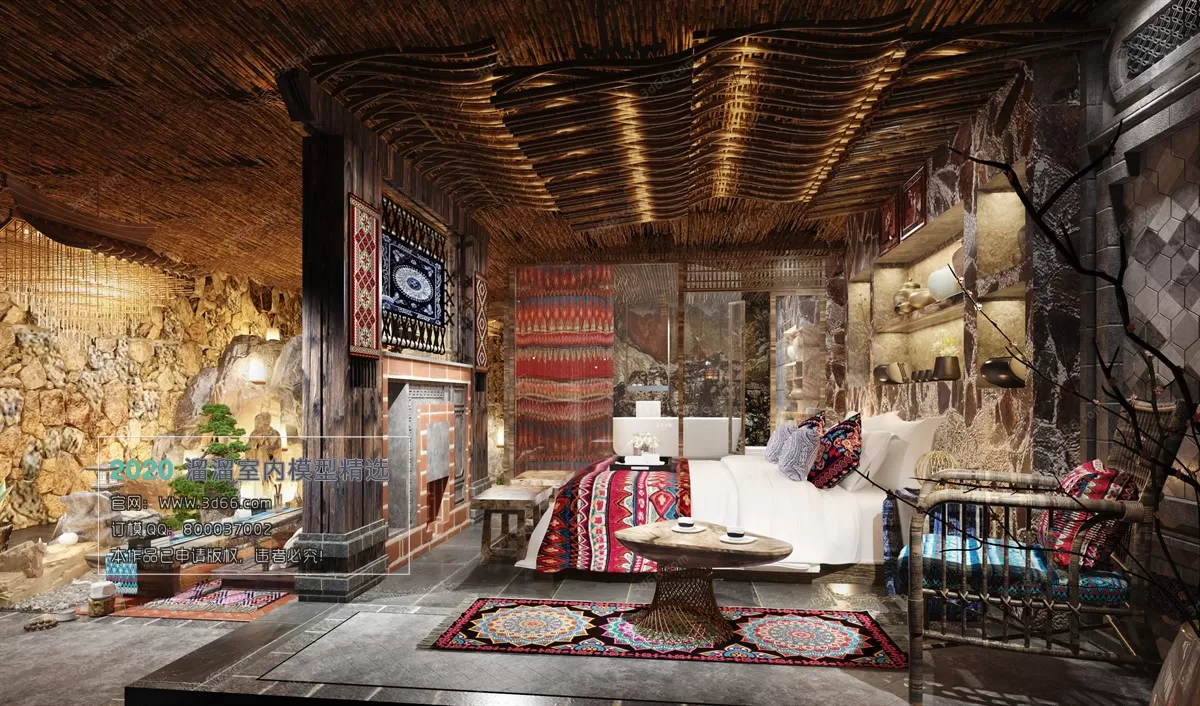 HOTEL SUITE 3D MODEL - 3D MODELS - 3DSKY FREE MODELS