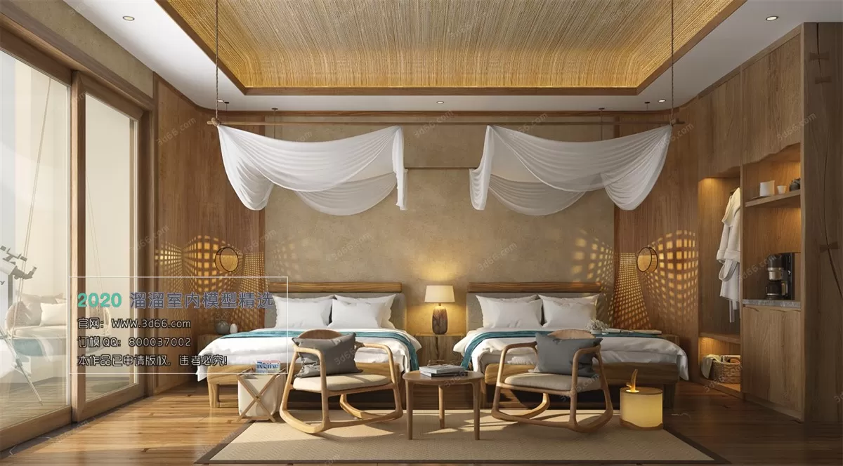 HOTEL SUITE 3D MODEL - 3D MODELS - 3DSKY FREE MODELS