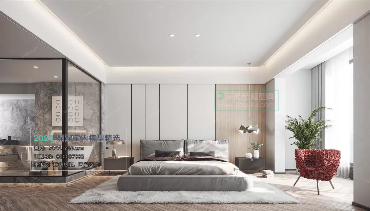 HOTEL SUITE 3D MODEL - 3D MODELS - 3DSKY FREE MODELS