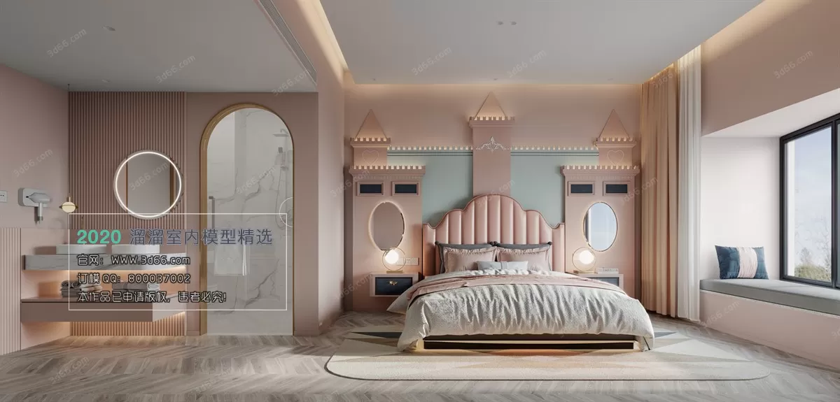 HOTEL SUITE 3D MODEL - 3D MODELS - 3DSKY FREE MODELS