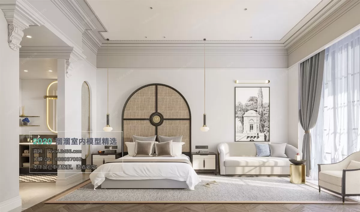 HOTEL SUITE 3D MODEL - 3D MODELS - 3DSKY FREE MODELS