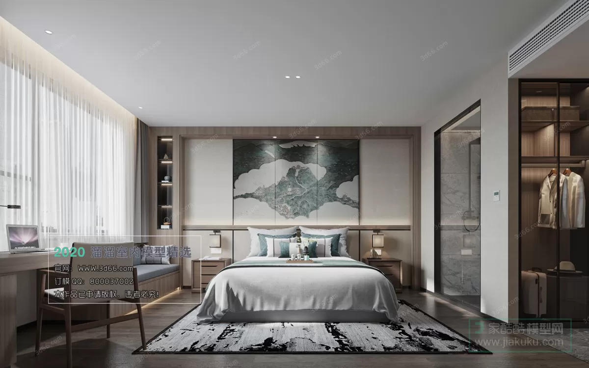 HOTEL SUITE 3D MODEL - 3D MODELS - 3DSKY FREE MODELS