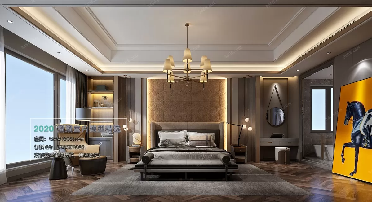 HOTEL SUITE 3D MODEL - 3D MODELS - 3DSKY FREE MODELS