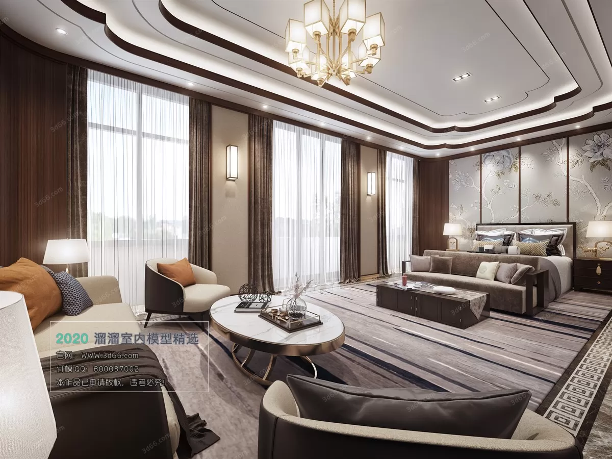 HOTEL SUITE 3D MODEL - 3D MODELS - 3DSKY FREE MODELS