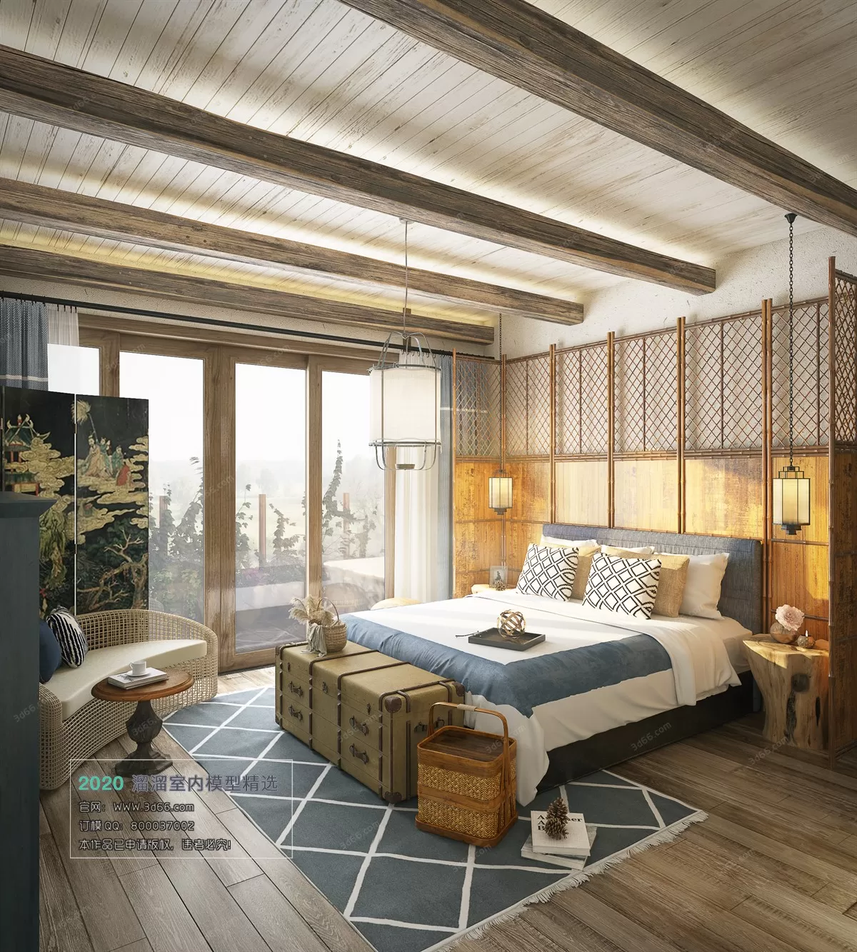 HOTEL SUITE 3D MODEL - 3D MODELS - 3DSKY FREE MODELS