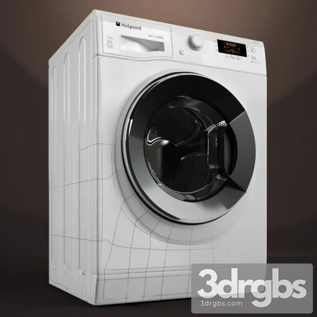 Hotpoint Washing Machine 3D Model Free
