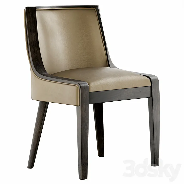 Hotte Chair by collinet 3D Model Free