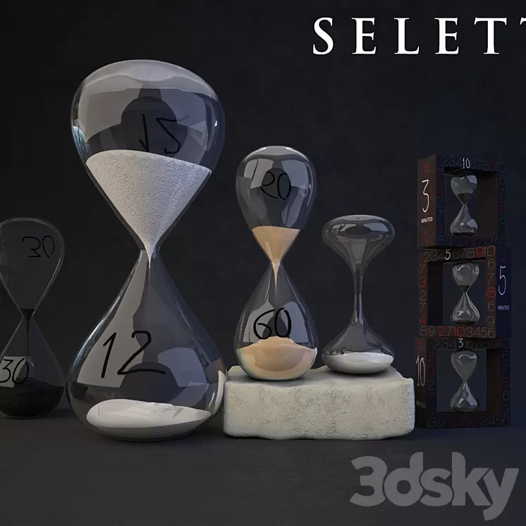 Hourglass Seletti 3D Model