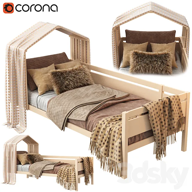 House bed Nest 3DModel