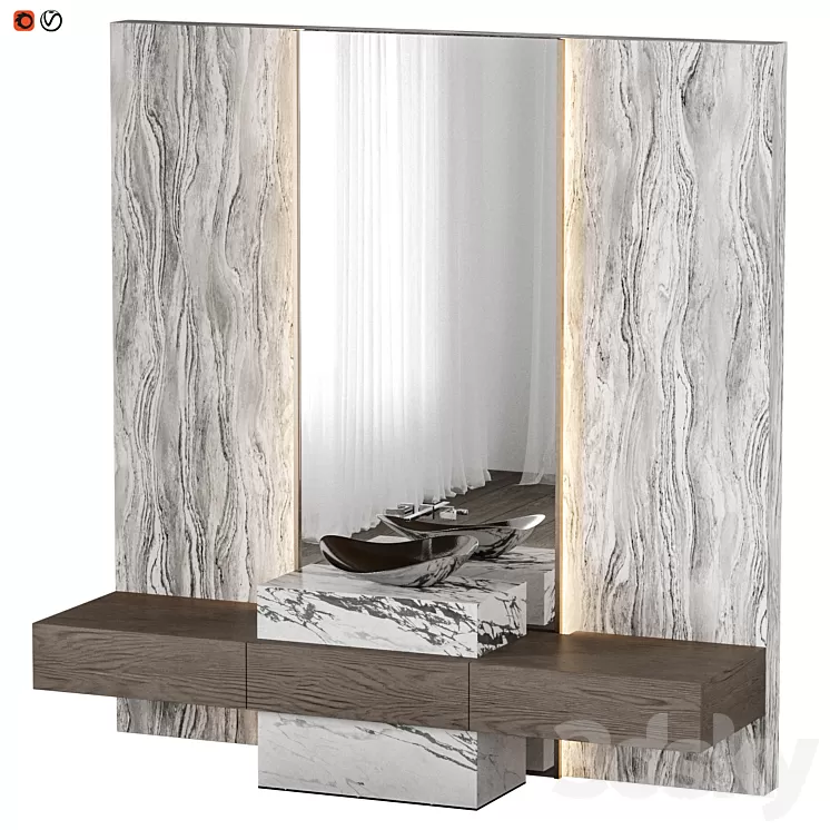 House EA Bathroom 3D Model