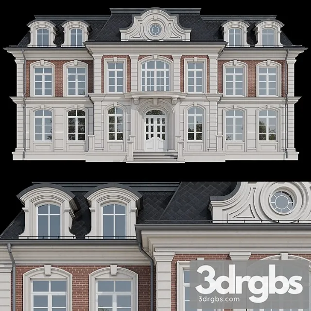House Facade 2 3D Model Free