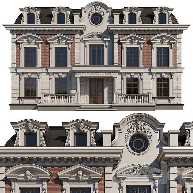House facade 3D Model