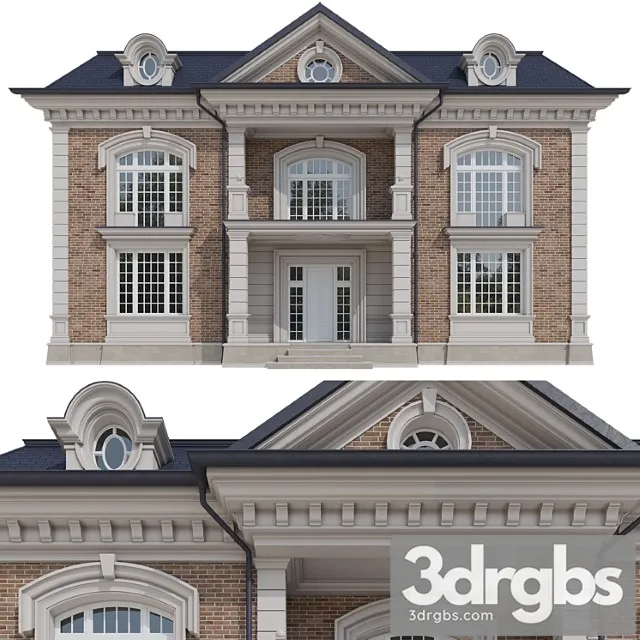 House Facade 3D Model Free