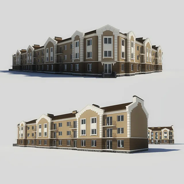 House in classical style 3DModel