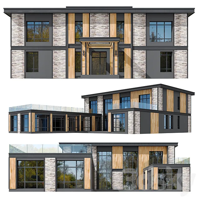 House in the Wright style 3DModel