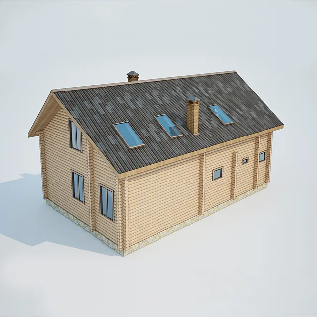 House log 3DModel