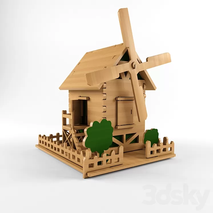 House Mill 3D Model