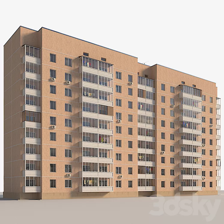 house series 134В 3D Model