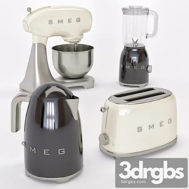 Household Appliances Smeg 3D Model Free