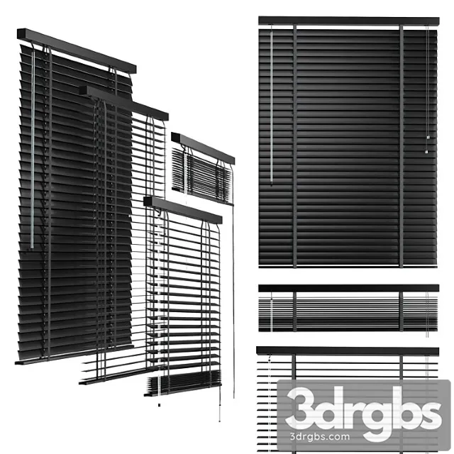 Houten Jaloezieen Blind 3D Model Free