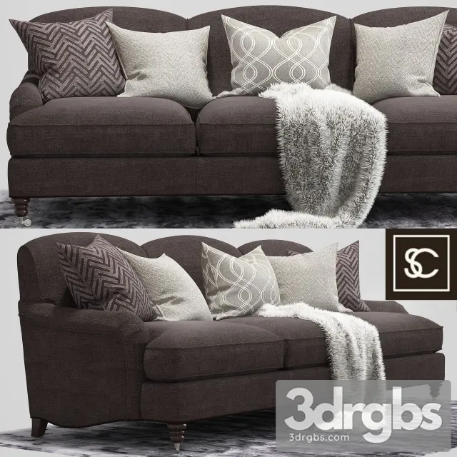 Howard Sofa 01 3D Model Free