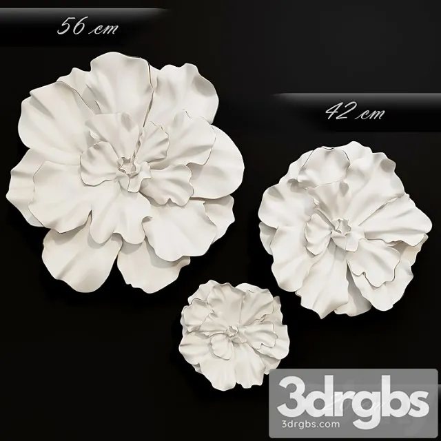 Hp decor Wall decoration Flower vol. 2 3D Model Free