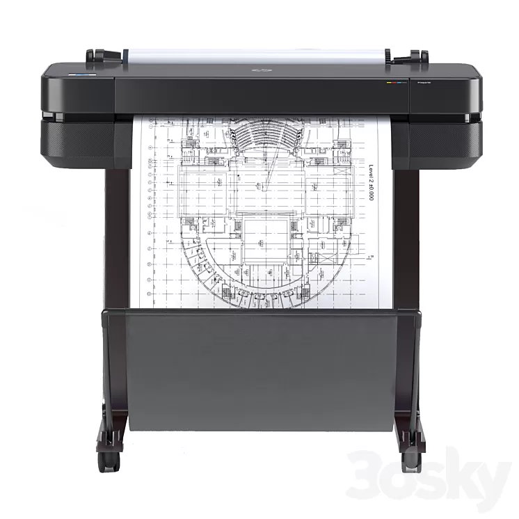 HP DesignJet T630 3D Model