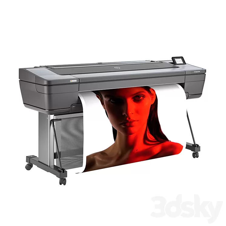 HP Designjet Z9+ 3D Model Free