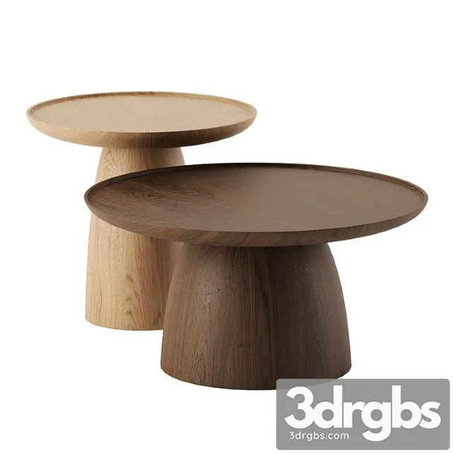 Hrib Coffee Tables By Javorina 3D Model Free