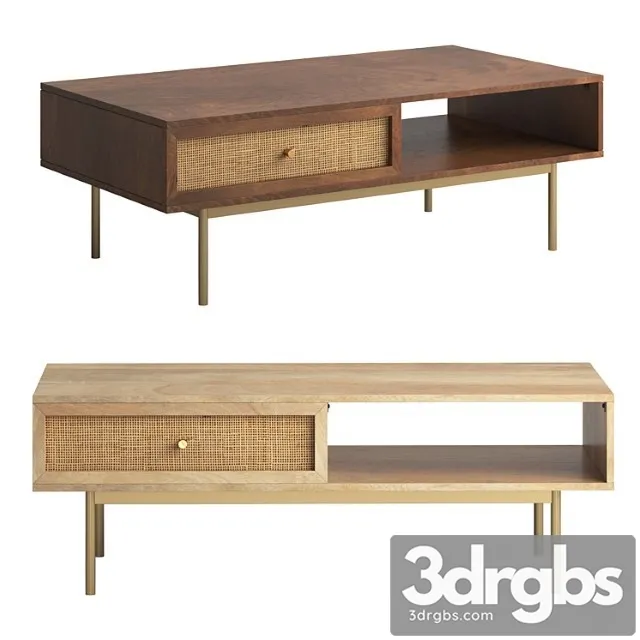 Hudson Coffee Table 3D Model Free