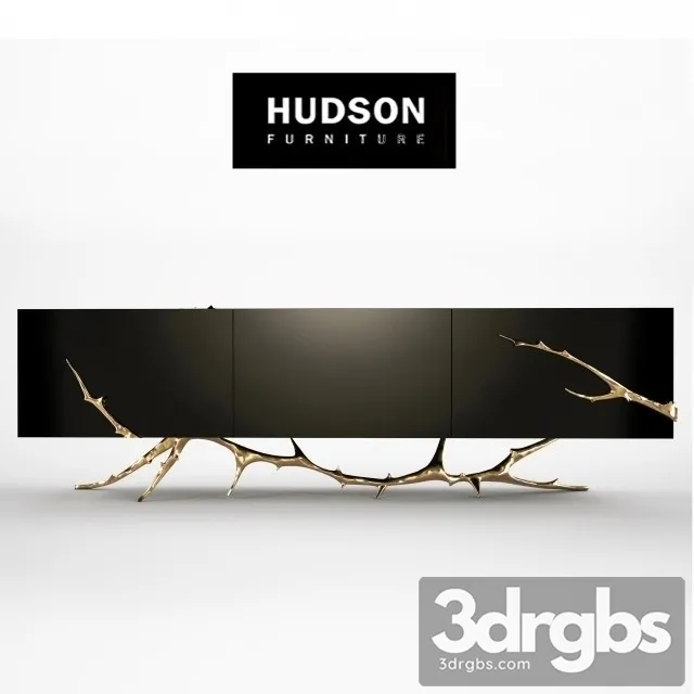 Hudson Funiture Meta Credenza 3D Model Free