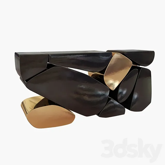 Hudson Furniture STONES CONSOLE 3D Model