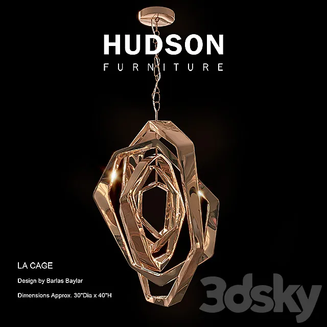 HUDSON LA CAGE by Barlas Baylar 3D Model