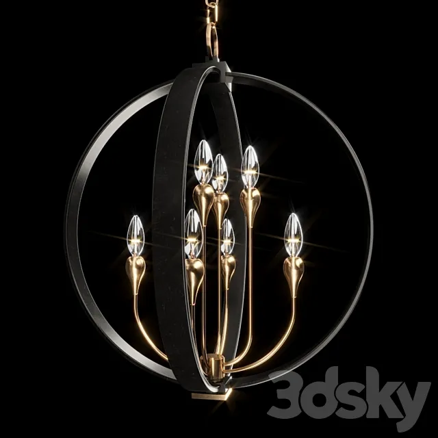 Hudson Valley DRESDEN 6722-AOB 3DModel