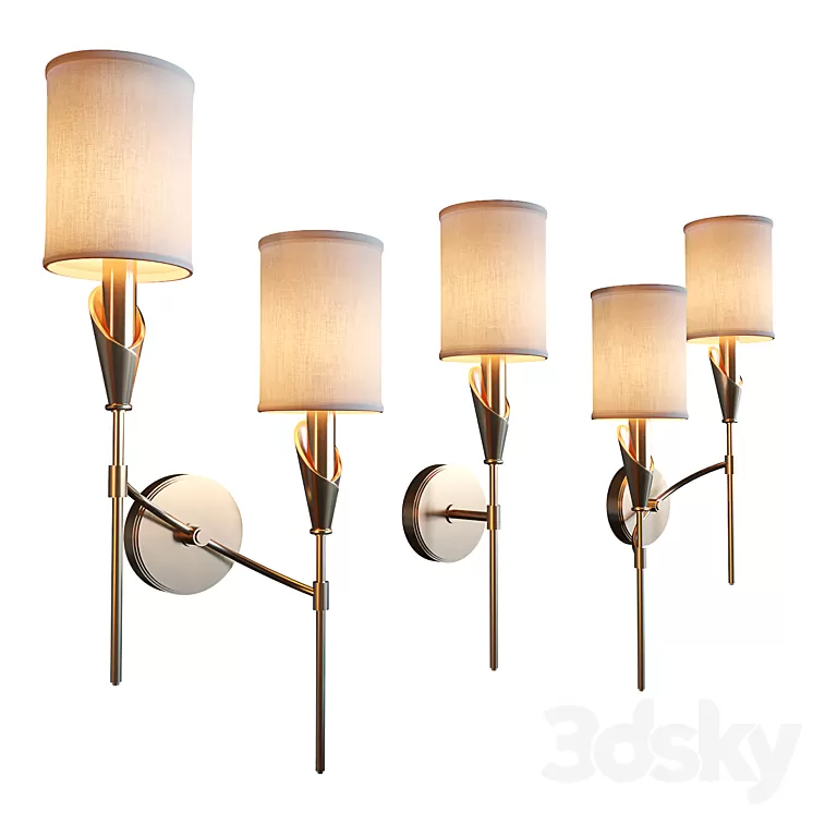 Hudson Valley Lighting Tate Wall Light 3D Model