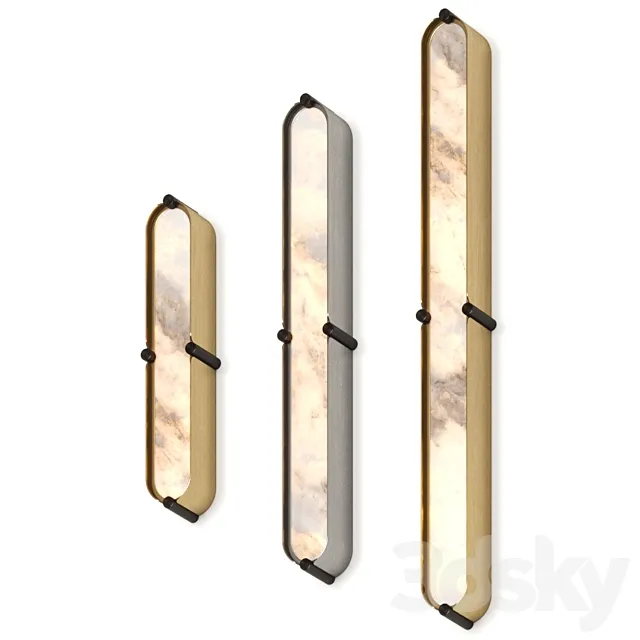 Hudson Valley Tribeca Wall Lamps 3D Model