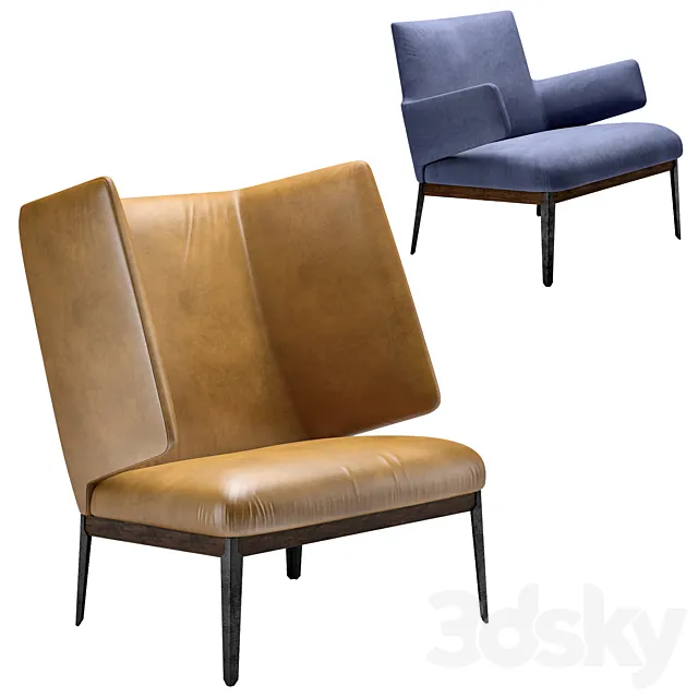 Hug armchair_ARFLEX 3D Model