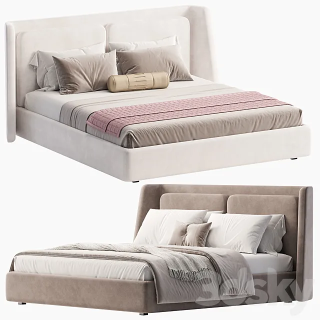 HUG Bed By Sicis 3D Model